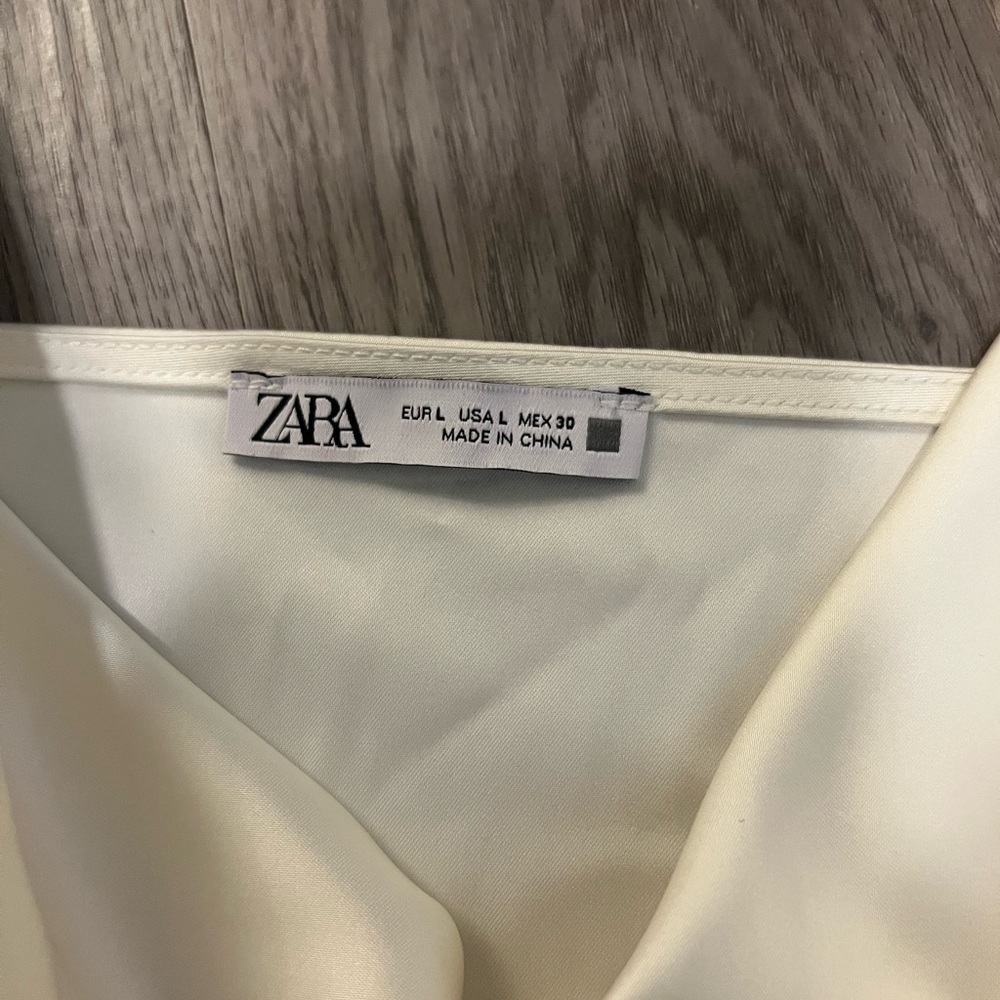 ZARA silk cowl neck top - Picture 2 of 4